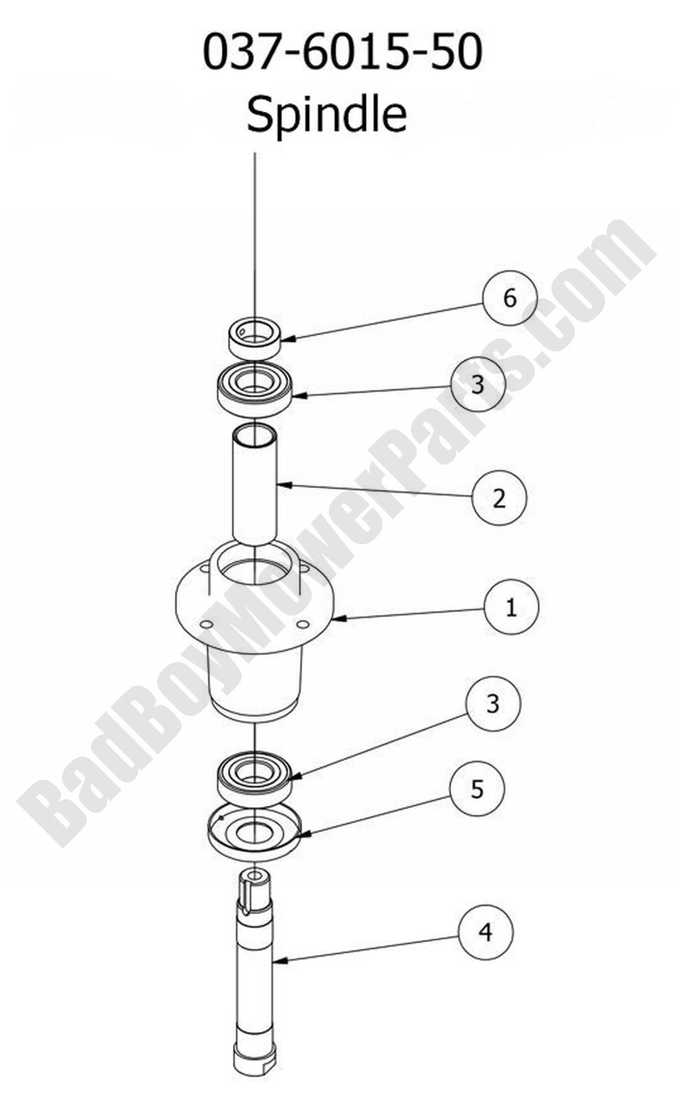 1041 - Bad Boy Mower Parts Lookup > 2014 > ZT Elite > Spindle Assembly